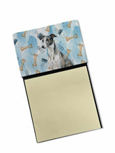 Load image into Gallery viewer, Black and White Greyhound Coworker Watercolor Sticky Note Holder