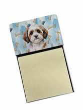 Load image into Gallery viewer, Parti-color Havanese Coworker Watercolor Sticky Note Holder