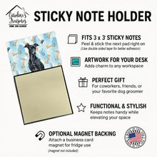 Load image into Gallery viewer, Black Italian Greyhound Coworker Watercolor Sticky Note Holder