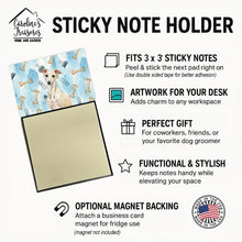 Load image into Gallery viewer, Cream Italian Greyhound Coworker Watercolor Sticky Note Holder