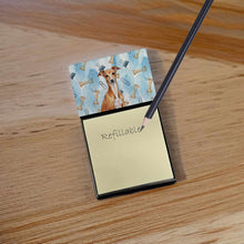 Load image into Gallery viewer, Red Italian Greyhound Coworker Watercolor Sticky Note Holder