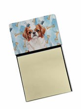 Load image into Gallery viewer, Red and White Japanese Chin Coworker Watercolor Sticky Note Holder