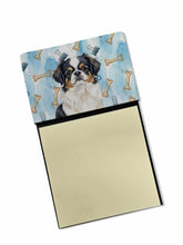 Load image into Gallery viewer, Tricolor Japanese Chin Coworker Watercolor Sticky Note Holder