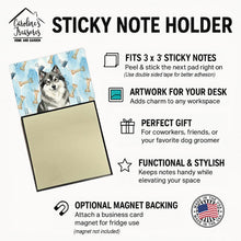 Load image into Gallery viewer, Keeshond Coworker Watercolor Sticky Note Holder