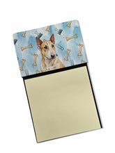 Load image into Gallery viewer, Miniature Bull Terrier Coworker Watercolor Sticky Note Holder