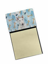 Load image into Gallery viewer, White Miniature Bull Terrier Coworker Watercolor Sticky Note Holder