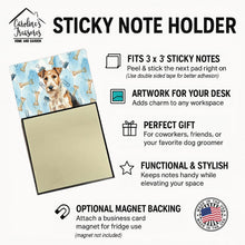 Load image into Gallery viewer, Wire Fox Terrier Coworker Watercolor Sticky Note Holder