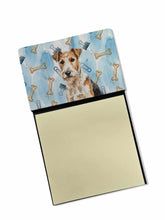 Load image into Gallery viewer, Wire Fox Terrier Coworker Watercolor Sticky Note Holder