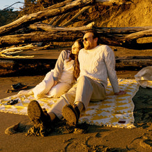 Load image into Gallery viewer, Daydream Driftweave Beach Blanket - Orange/Yellow