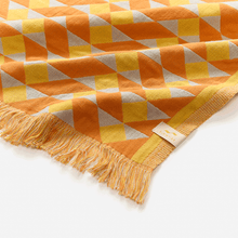 Load image into Gallery viewer, Daydream Driftweave Turkish Towel - Orange/Yellow