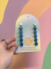 Load image into Gallery viewer, Glimmering Statement Star Earrings