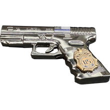 Load image into Gallery viewer, EL15-001 DEA Special Agent Drug Enforcement Agency DOJ gl0ck Thin Blue Line Challenge Coin Police