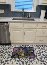 Load image into Gallery viewer, Waterlilies by Neil Drury Machine Washable Memory Foam Mat DND0133RUG