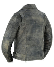 Load image into Gallery viewer, Shen Antique Brown Women's Leather Motorcycle Jacket