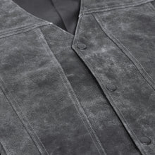 Load image into Gallery viewer, Men's Gray Single Back Panel Smart Access Pockets Vest