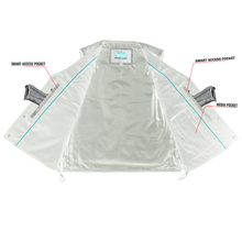 Load image into Gallery viewer, Men's Gray Single Back Panel Smart Access Pockets Vest