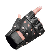 Load image into Gallery viewer, Road Rebel Fingerless Motorcycle Gloves