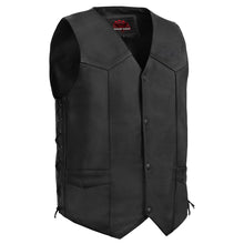 Load image into Gallery viewer, Men's Gold Traditional Vest - Black