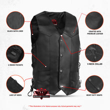 Load image into Gallery viewer, Kids Traditional Style Side Lace Vest
