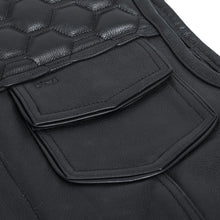 Load image into Gallery viewer, Black Horse Men's Leather Motorcycle Vest