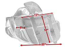 Load image into Gallery viewer, Two Strap Saddle Bag w/ Studs