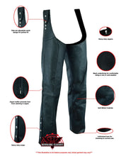 Load image into Gallery viewer, Unisex Adjustable Side Snap Beltless Chap