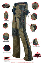 Load image into Gallery viewer, Women&#39;s Stylish Lightweight Hip Set Chaps- Two Tone