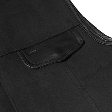 Load image into Gallery viewer, Canvas Material Single Back Panel Concealment Vest W/Leather Tr