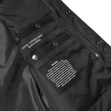 Load image into Gallery viewer, Canvas Material Single Back Panel Concealment Vest W/Leather Tr