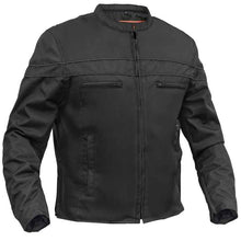 Load image into Gallery viewer, All-Season Men's Textile  Motorcycle Jacket with Reflective Stripes