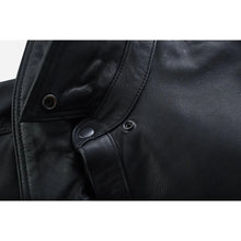Load image into Gallery viewer, Men&#39;s Premium Lightweight Black Leather Shirt