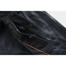 Load image into Gallery viewer, Men&#39;s Premium Lightweight Black Leather Shirt