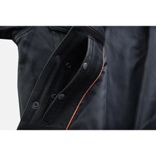 Load image into Gallery viewer, Men&#39;s Premium Lightweight Black Leather Shirt