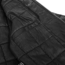 Load image into Gallery viewer, Men's Black Drum Dyed New Zealand Lambskin Jacket