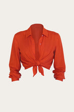 Load image into Gallery viewer, Papaya Orange Button Up