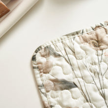 Load image into Gallery viewer, DaDalogy Enchanted Meadow Placemats - Set of 4, Floral Elegance in Beige, Rose, and Soft Green, Premium Soft Microfiber, Perfect for Any Meal, 13x19 Inches