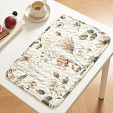 Load image into Gallery viewer, DaDalogy Enchanted Meadow Placemats - Set of 4, Floral Elegance in Beige, Rose, and Soft Green, Premium Soft Microfiber, Perfect for Any Meal, 13x19 Inches