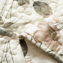 Load image into Gallery viewer, DaDalogy Enchanted Meadow Placemats - Set of 4, Floral Elegance in Beige, Rose, and Soft Green, Premium Soft Microfiber, Perfect for Any Meal, 13x19 Inches