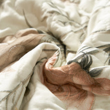 Load image into Gallery viewer, DaDalogy Enchanted Meadow Placemats - Set of 4, Floral Elegance in Beige, Rose, and Soft Green, Premium Soft Microfiber, Perfect for Any Meal, 13x19 Inches