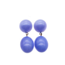 Load image into Gallery viewer, Lavender Aura Glow Jelly Bean Earrings