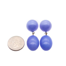 Load image into Gallery viewer, Lavender Aura Glow Jelly Bean Earrings