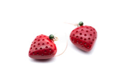 Load image into Gallery viewer, Strawberry Patch Drop Earrings
