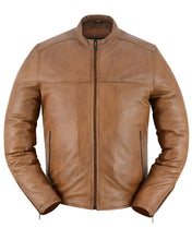Load image into Gallery viewer, Sahara Men's Brown Fashion Leather Jacket