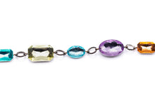 Load image into Gallery viewer, Pastel Story Shine- On Gem Shortie Necklace