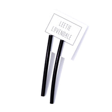 Load image into Gallery viewer, Black Twig Stick Stud Earrings