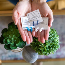 Load image into Gallery viewer, White Scalloped Mini Kit Hoop Earrings