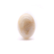 Load image into Gallery viewer, Cream Marbled Small Oval Stud Lucite Earrings