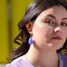 Load image into Gallery viewer, Chambray Blue Opal Nola Earrings