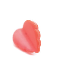 Load image into Gallery viewer, Bright Orange Moonglow Jagged Leaf Stud Earrings