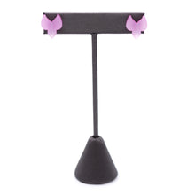 Load image into Gallery viewer, Lilac Moonglow Trident Stud Earrings